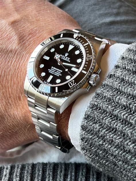 rolex submariner 2015 black|2015 Rolex Submariner no date.